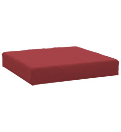 Coussin de palette rouge bordeaux 60x60x8 cm tissu oxford