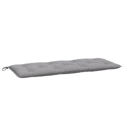 Coussin de banc de jardin gris 120x50x7 cm tissu oxford