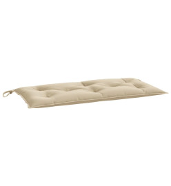 Coussin de banc de jardin beige 100x50x7 cm tissu oxford