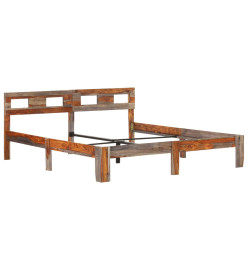 Cadre de lit Bois massif 140x200 cm