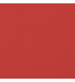 Coussin de banc de jardin rouge 110x50x7 cm tissu oxford