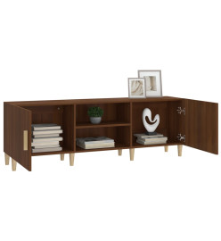 Meuble TV Chêne marron 150x30x50 cm Bois d'ingénierie