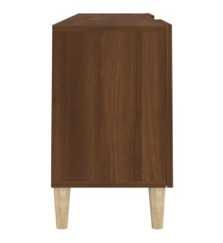 Meuble TV Chêne marron 150x30x50 cm Bois d'ingénierie