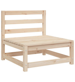 Salon de jardin 9 pcs bois de pin massif