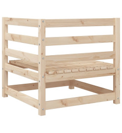 Salon de jardin 9 pcs bois de pin massif