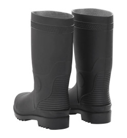 Bottes de pluie noir taille 38 PVC