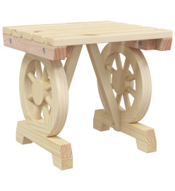 Salon de jardin 3 pcs bois de sapin massif