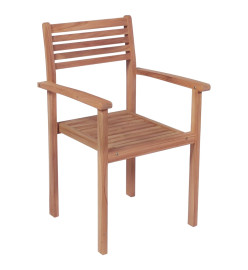 Chaises de jardin 2 pcs avec coussins noir Bois de teck massif