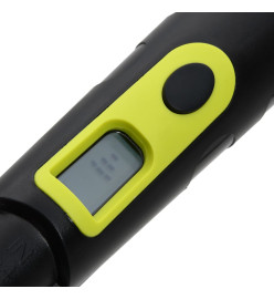 Détecteur de métaux pinpointer avec écran LCD noir et jaune