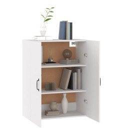 Armoire suspendue Blanc 69,5x34x90 cm Bois d'ingénierie