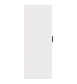 Armoire suspendue Blanc 69,5x34x90 cm Bois d'ingénierie