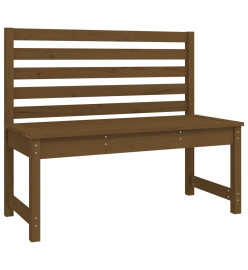 Ensemble à dîner de jardin 4 pcs marron miel bois pin massif