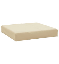 Coussin de palette beige 60x60x8 cm tissu oxford