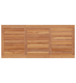 Ensemble à manger de jardin 9 pcs Bois de teck solide