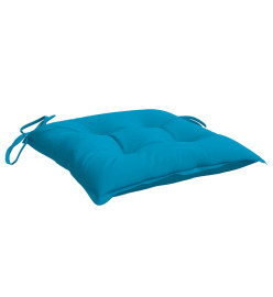 Coussins de palette lot de 6 bleu clair 50x50x7 cm tissu oxford