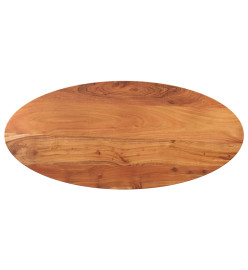 Dessus de table 110x50x2,5 cm ovale bois massif d'acacia