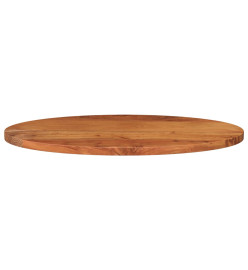 Dessus de table 110x40x2,5 cm ovale bois massif d'acacia