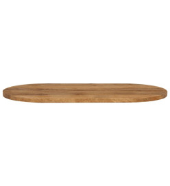 Dessus de table 140x50x3,8 cm ovale bois massif de manguier