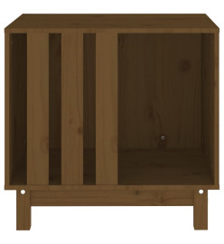 Niche pour chien Marron miel 60x45x57 cm Bois de pin massif