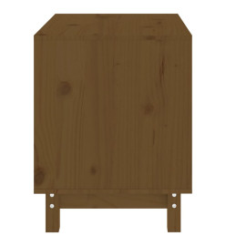 Niche pour chien Marron miel 60x45x57 cm Bois de pin massif