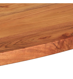 Dessus de table 90x40x2,5 cm ovale bois massif d'acacia