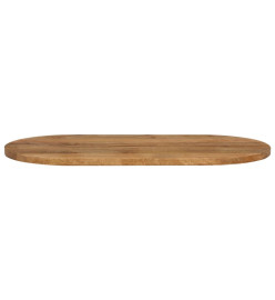 Dessus de table 110x50x2,5 cm ovale bois massif de manguier