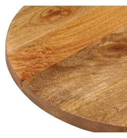 Dessus de table 100x50x3,8 cm ovale bois massif de manguier