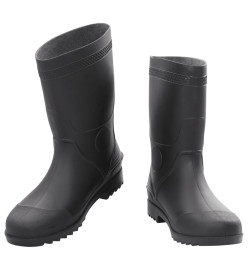 Bottes de pluie noir taille 46 PVC