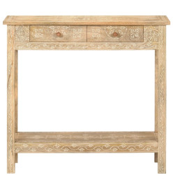 Table console 80x35x74 cm Bois de manguier massif