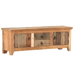 Meuble TV 120x30x40 cm Bois d'acacia et de récupération massif