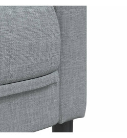 Ensemble de canapés 2 pcs gris clair tissu