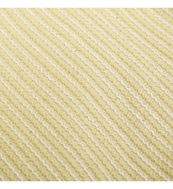 Voile d'ombrage 160 g/m² Beige 5x5x6 m PEHD