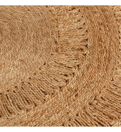 Tapis Jute tressé à la main 150 cm Rond