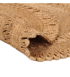 Tapis Jute tressé à la main 150 cm Rond