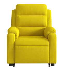 Fauteuil de massage inclinable Jaune Velours