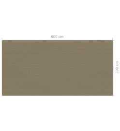 Tapis de tente 300x600 cm Taupe