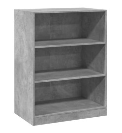 Garde-robe gris béton 77x48x102 cm bois d'ingénierie