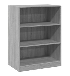 Garde-robe sonoma gris 77x48x102 cm bois d'ingénierie