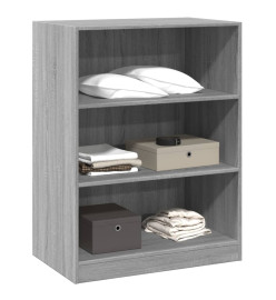 Garde-robe sonoma gris 77x48x102 cm bois d'ingénierie