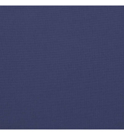 Coussins de palette lot de 2 bleu marine tissu