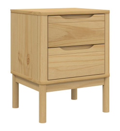 Table de chevet cire marron 45x39x57 cm Bois de pin massif