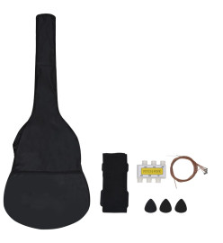 Jeu de guitare classique pour débutants 8 pcs Bleu 1/2 34"