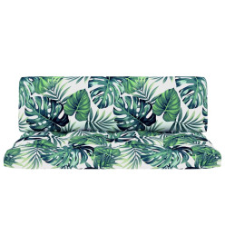 Canapé central palette de jardin Blanc Bois de pin imprégné