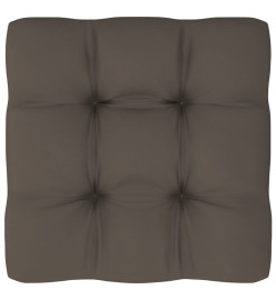 Pouf palette de jardin Bois de pin imprégné de blanc
