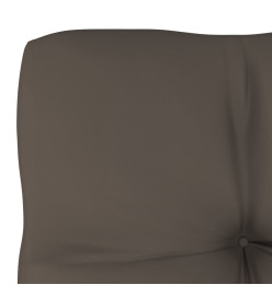 Pouf palette de jardin Bois de pin imprégné de blanc