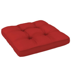 Salon de jardin palette 4 pcs et coussins Pin imprégné de blanc