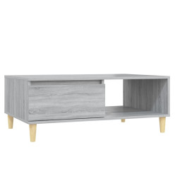 Table basse Sonoma gris 90x60x35 cm Aggloméré