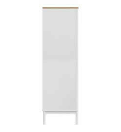 Garde-robe FLORO blanc 77x53x171 cm bois massif de pin
