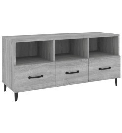 Meuble TV Sonoma gris 102x35x50 cm Bois d'ingénierie