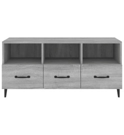 Meuble TV Sonoma gris 102x35x50 cm Bois d'ingénierie